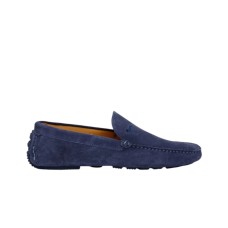 Harmont&Blaine Mocassino in Camoscio Blu da Uomo