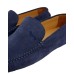 Harmont&Blaine Mocassino in Camoscio Blu da Uomo