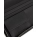 EMPORIO ARMANI PORTAFOGLIO ZIP AROUND BLACK IN PELLE RIGENERATA SAFFIANO PLACCHETTA AQUILA ASV CON LACCIO DA POLSO