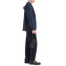 EMPORIO ARMANI PORTAFOGLIO ZIP AROUND BLACK IN PELLE RIGENERATA SAFFIANO PLACCHETTA AQUILA ASV CON LACCIO DA POLSO