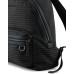 EMPORIO ARMANI ZAINO IN TESSUTO JACQUARD LETTERING ALL OVER BLACK