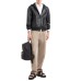 EMPORIO ARMANI ZAINO IN TESSUTO JACQUARD LETTERING ALL OVER BLACK