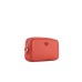 EMPORIO ARMANI BEAUTY CASE ORANGE IN PELLE RIGENERATA SAFFIANO CON LACCIO DA POLSO E PLACCHETTA AQUILA ASV	
