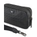 EMPORIO ARMANI BEAUTY IN LEATHER BLACK EMBOSSED EAGL ALL OVER CON LACCIO DA POLSO