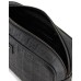 EMPORIO ARMANI BEAUTY IN LEATHER BLACK EMBOSSED EAGL ALL OVER CON LACCIO DA POLSO