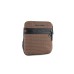 EMPORIO ARMANI TRACOLLA PIATTA IN TESSUTO JACQUARD LETTERING ALL OVER BROWN