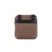 EMPORIO ARMANI TRACOLLA PIATTA IN TESSUTO JACQUARD LETTERING ALL OVER BROWN