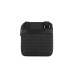 EMPORIO ARMANI TRACOLLA PIATTA IN TESSUTO JACQUARD LETTERING ALL OVER BLACK