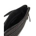 EMPORIO ARMANI TRACOLLA PIATTA IN TESSUTO JACQUARD LETTERING ALL OVER BLACK