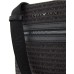 EMPORIO ARMANI TRACOLLA PIATTA IN TESSUTO JACQUARD LETTERING ALL OVER BLACK