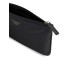 EMPORIO ARMANI POCHETTE IN NYLON RICICLATO ASV BLACK CON LACCIO DA POLSO E LOGO EAGLE IN METALLO 