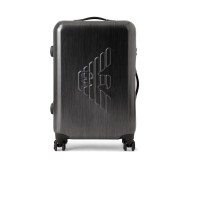 EMPORIO ARMANI TROLLEY MEDIUM UNISEX IN ABS CON MAXI AQUILA A RILIEVO