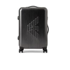 EMPORIO ARMANI TROLLEY MEDIUM UNISEX IN ABS CON MAXI AQUILA A RILIEVO