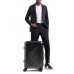 EMPORIO ARMANI TROLLEY MEDIUM UNISEX IN ABS CON MAXI AQUILA A RILIEVO