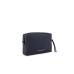 EMPORIO ARMANI POCHETTE IN NYLON JACQUARD LOGO LETTERING ALL OVER BLU