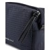 EMPORIO ARMANI POCHETTE IN NYLON JACQUARD LOGO LETTERING ALL OVER BLU