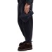 EMPORIO ARMANI POCHETTE IN NYLON JACQUARD LOGO LETTERING ALL OVER BLU