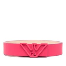 EMPORIO ARMANI CINTURA DA DONNA FUCSIA  CON FIBBIA LOGO AQUILA 