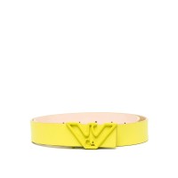 EMPORIO ARMANI CINTURA DA DONNA LIME CON FIBBIA LOGO AQUILA 