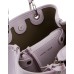 EMPORIO ARMANI SHOPPING BAG SMALL A MANO PINK E TRACOLLA CON LOGO LETTERING ALL OVER REGOLABILE ESTRAIBILE