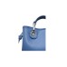 EMPORIO ARMANI MINI BORSA A MANO MYEA BAG BLU STAMPA CERVO CON TRACOLLA IN NASTRO CON LOGO LETTERING ALL OVER REGOLABILE ESTRAIBILE	