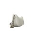 EMPORIO ARMANI MINI BAG BAGUETTE BEIGE CON TRACOLLA IN NASTRO BEIGE CON LOGO LETTERING ALL OVER REGOLABILE ESTRAIBILE	