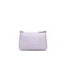 EMPORIO ARMANI MINI BAG DOPPIA PINK CON TRACOLLA IN NASTRO CON LOGO LETTERING ALL OVER REGOLABILE ESTRAIBILE