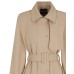 EMPORIO ARMANI TRENCH IN COTONE TECNICO WATER REPELLENT CON CINTURA