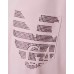 EMPORIO ARMANI T-SHIRT PINK IN JERSEY DI COTONE SUPIMA CON TASCA A TOPPA LOGATA ASV CON LOGO AQUILA IN STRASS	