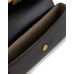EMPORIO ARMANI MINI BAG A TRACOLLA IN LEATHER LISCIA BLACK CON LOGO AQUILA IN METALLO