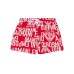 Emporio Armani Swimwear boxer mare Rosso logo EMPORIO ARMANI All Over