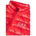 EA7 Emporio Armani gilet rosso da Uomo con logo argento