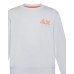 SUN68 FELPA A GIROCOLLO IN COTONE WHITE