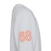 SUN68 FELPA A GIROCOLLO IN COTONE WHITE