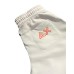 SUN68 BERMUDA BIANCO CON LOGO ARANCIO FLUO 