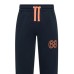 SUN68 PANTALONE JOGGER IN COTONE NAVY BLUE 