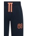 SUN68 PANTALONE JOGGER IN COTONE NAVY BLUE 