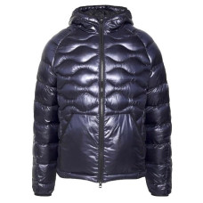 RefrigiWear Giubbotto Blu con cappuccio da Uomo