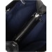 Emporio Armani Borsa a mano Nera con tracolla regolabile, estraibile logo All Over