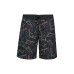 EA7 Emporio Armani Boxer da Mare Multicolor con stampa logo all over