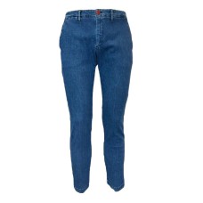 Falko Rosso Pantalone da Uomo Blu con due tasche America 