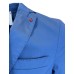 Falko Rosso Giacca da Uomo Blu con taschino 