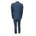 Falko Rosso Abito blu in fresco lana SLIM FIT 