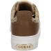 Guess Sneakers in tessuto beige con logo All Over