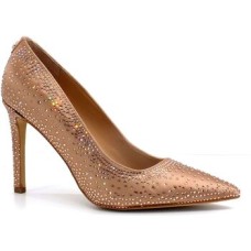 Guess Decollete nude con strass All Over 