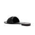 GUESS CIABATTINA NERA CON  LOGO METALLO 