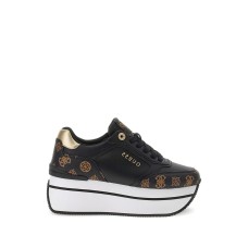 Guess sneakers nera con logo laterale