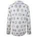 Versace Jeans Couture Camicia Bianca con logo All Over da Uomo