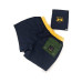 La Martina Pantaloncino da mare da Uomo Blu Logo lettering a contrasto