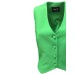 Giulia N Couture Gilet verde con chiusura bottoni